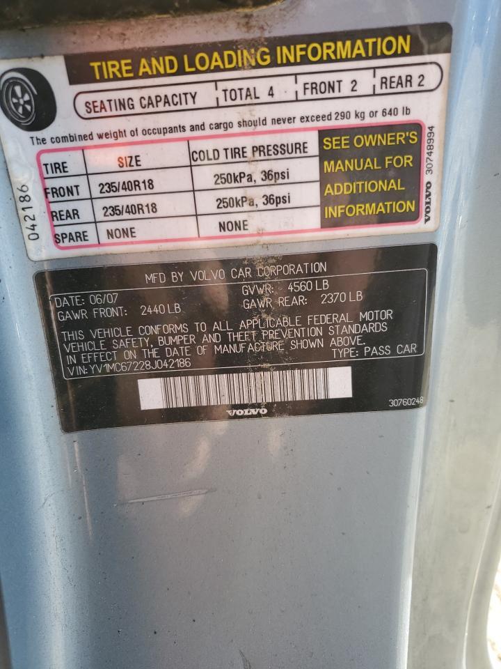 2008 VOLVO C70