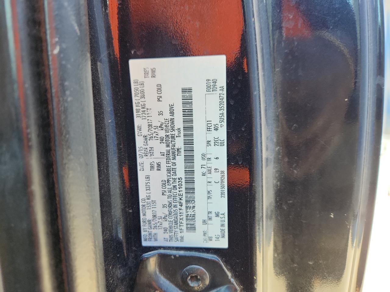 2015 FORD F-150