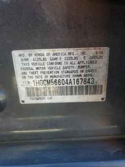 2004 HONDA ACCORD