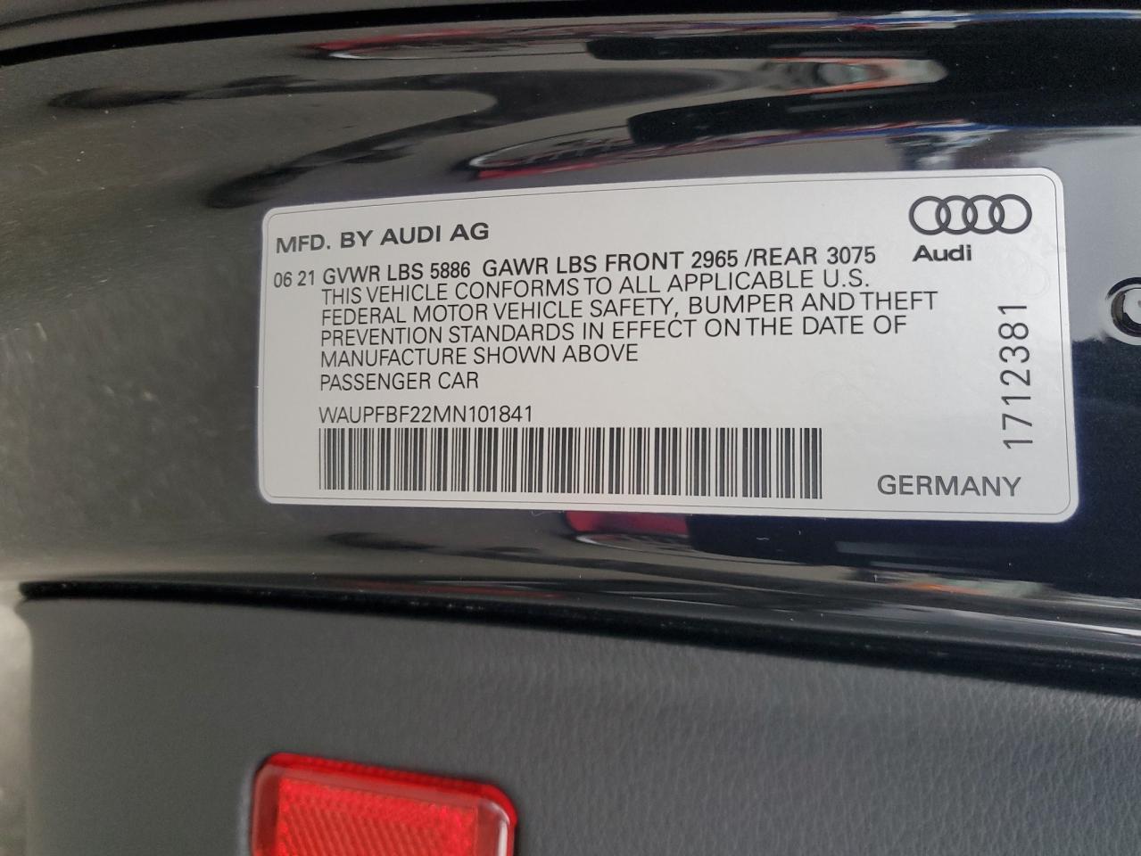 2021 AUDI S7