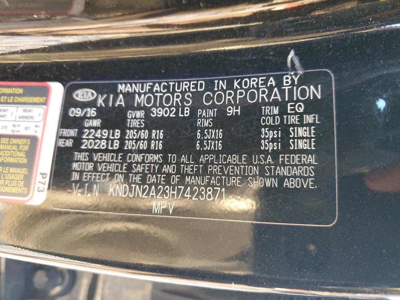 2017 KIA SOUL