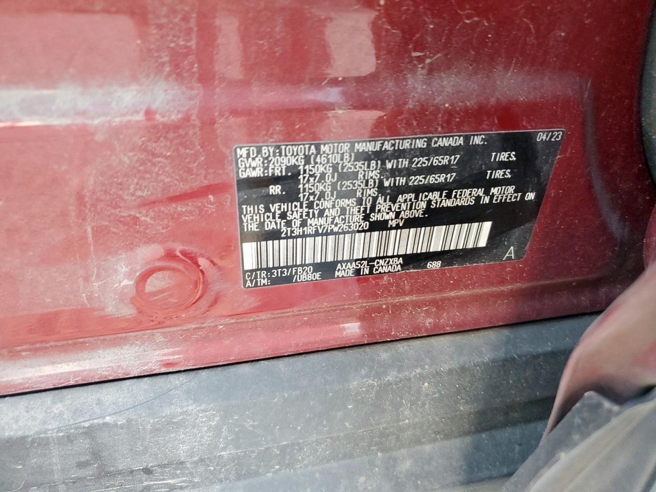 2023 TOYOTA RAV4