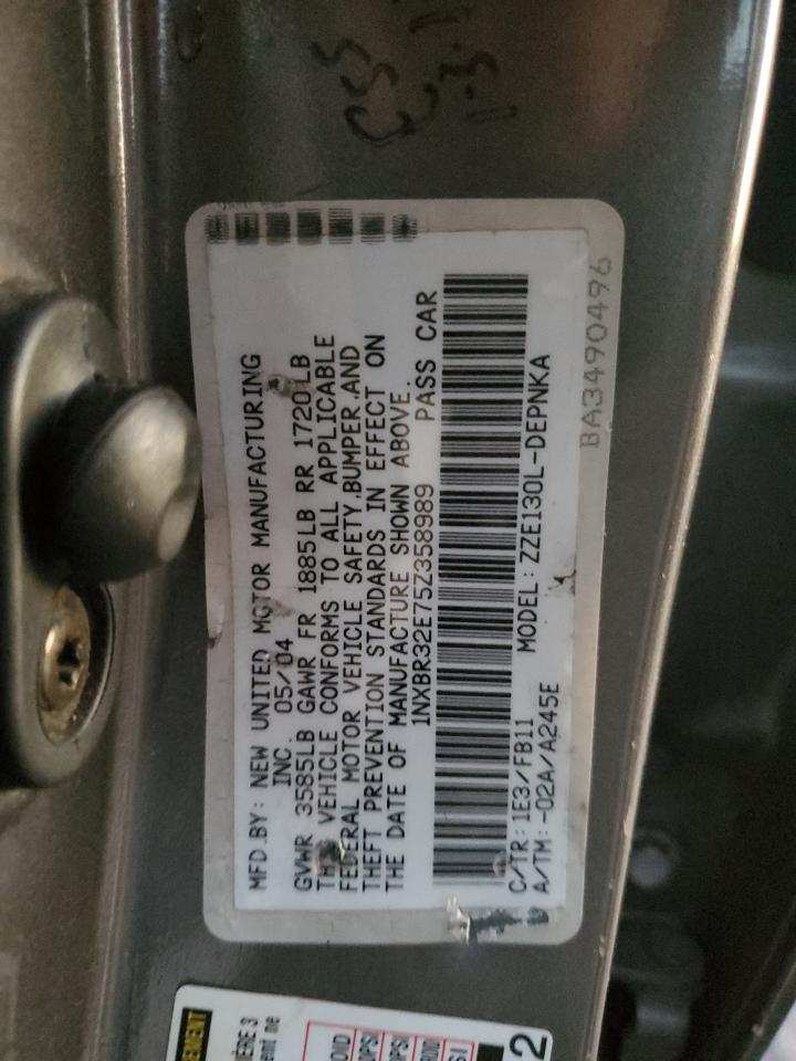 2005 TOYOTA COROLLA