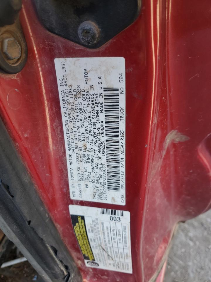 2007 TOYOTA TACOMA