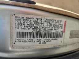 2002 LEXUS SC 430