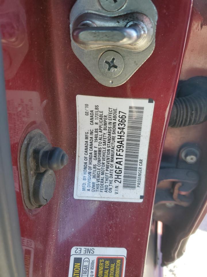 2010 HONDA CIVIC