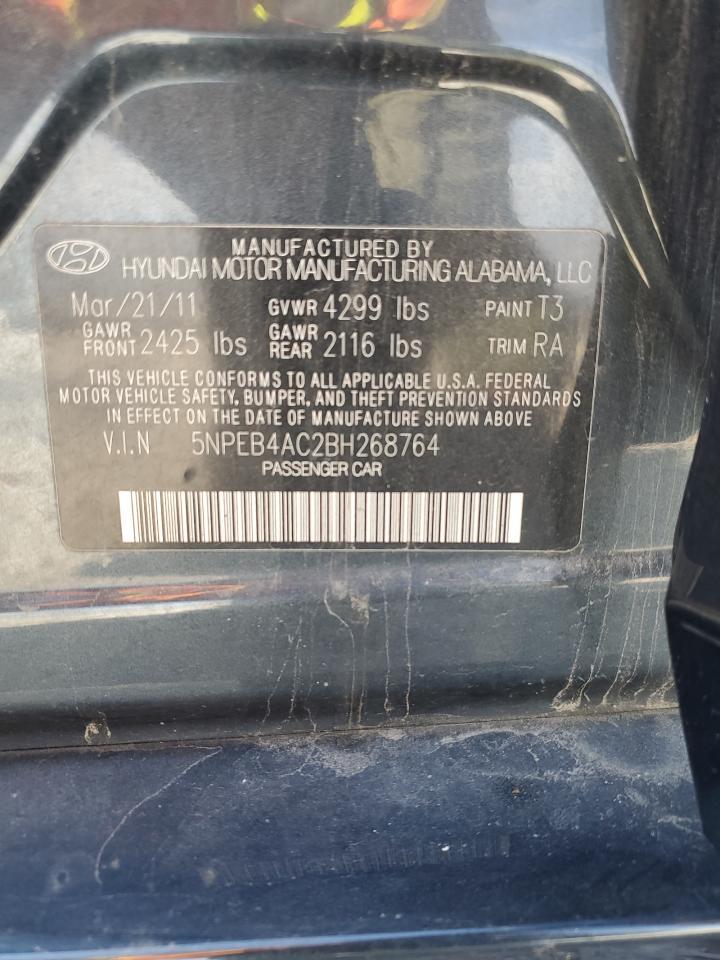 2011 HYUNDAI SONATA