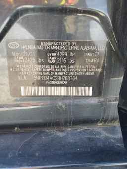 2011 HYUNDAI SONATA