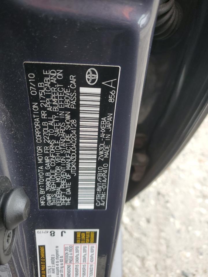 2010 TOYOTA PRIUS