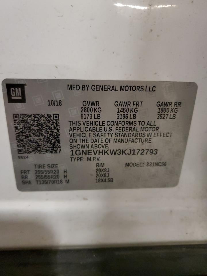 2019 CHEVROLET TRAVERSE
