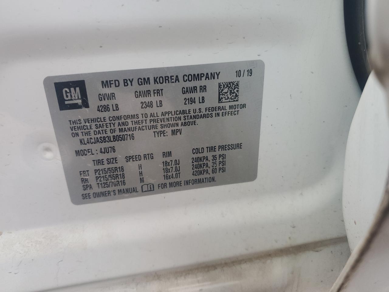 2020 BUICK ENCORE