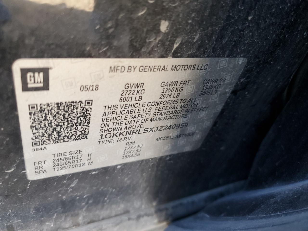2018 GMC ACADIA