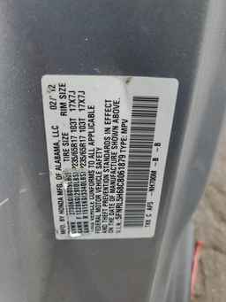 2012 HONDA ODYSSEY