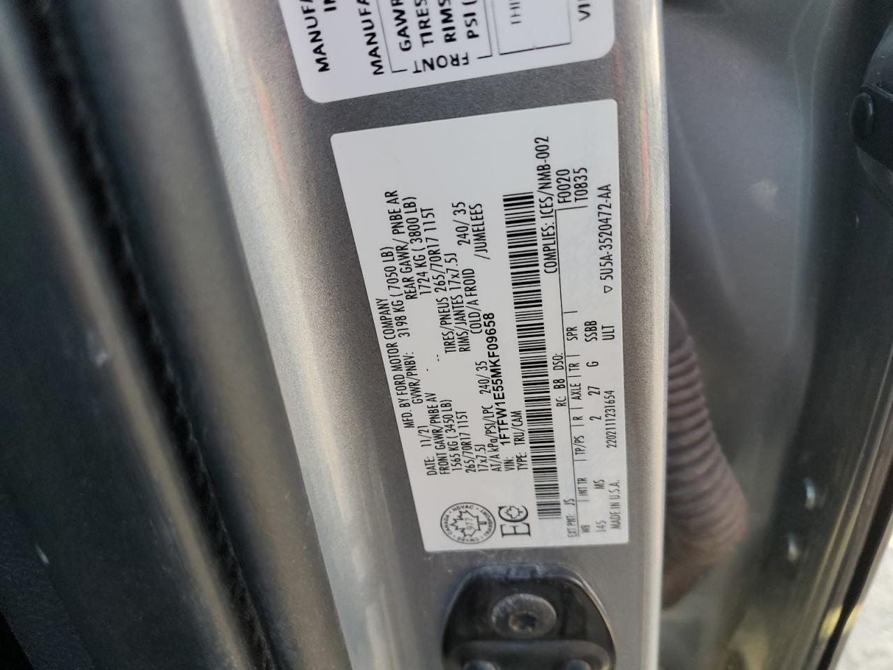 2021 FORD F-150