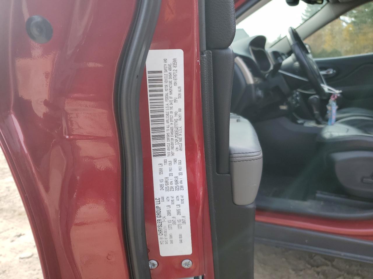 2014 JEEP CHEROKEE