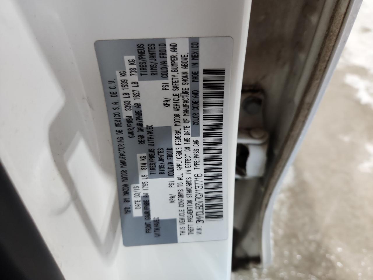 2016 TOYOTA SCION