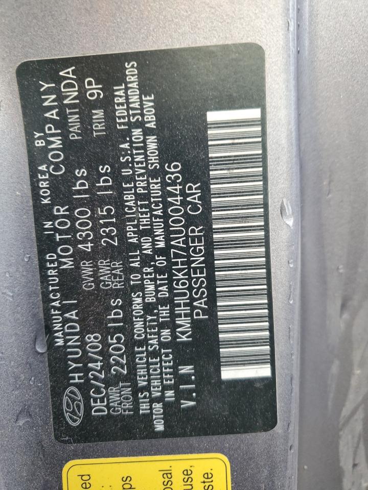 2010 HYUNDAI GENESIS