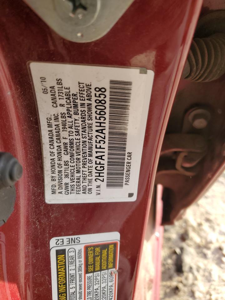 2010 HONDA CIVIC