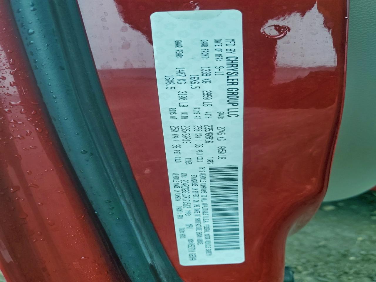 2012 DODGE GRAND CARAVAN