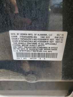 2015 HONDA PILOT