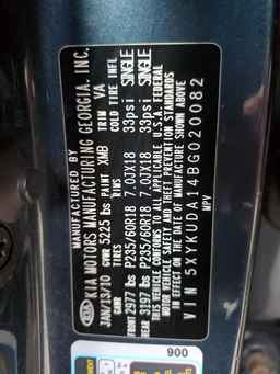 2011 KIA SORENTO