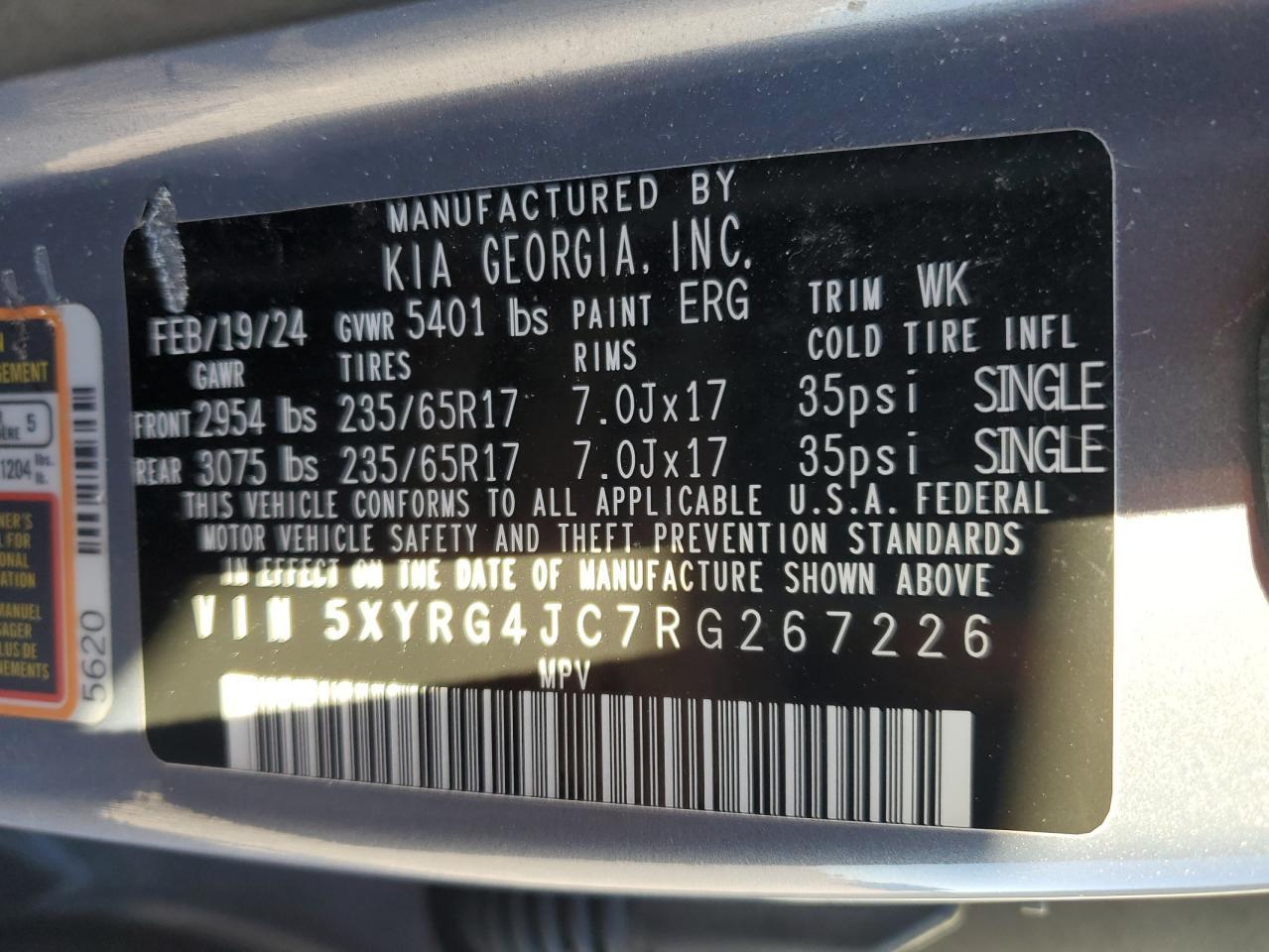 2024 KIA SORENTO