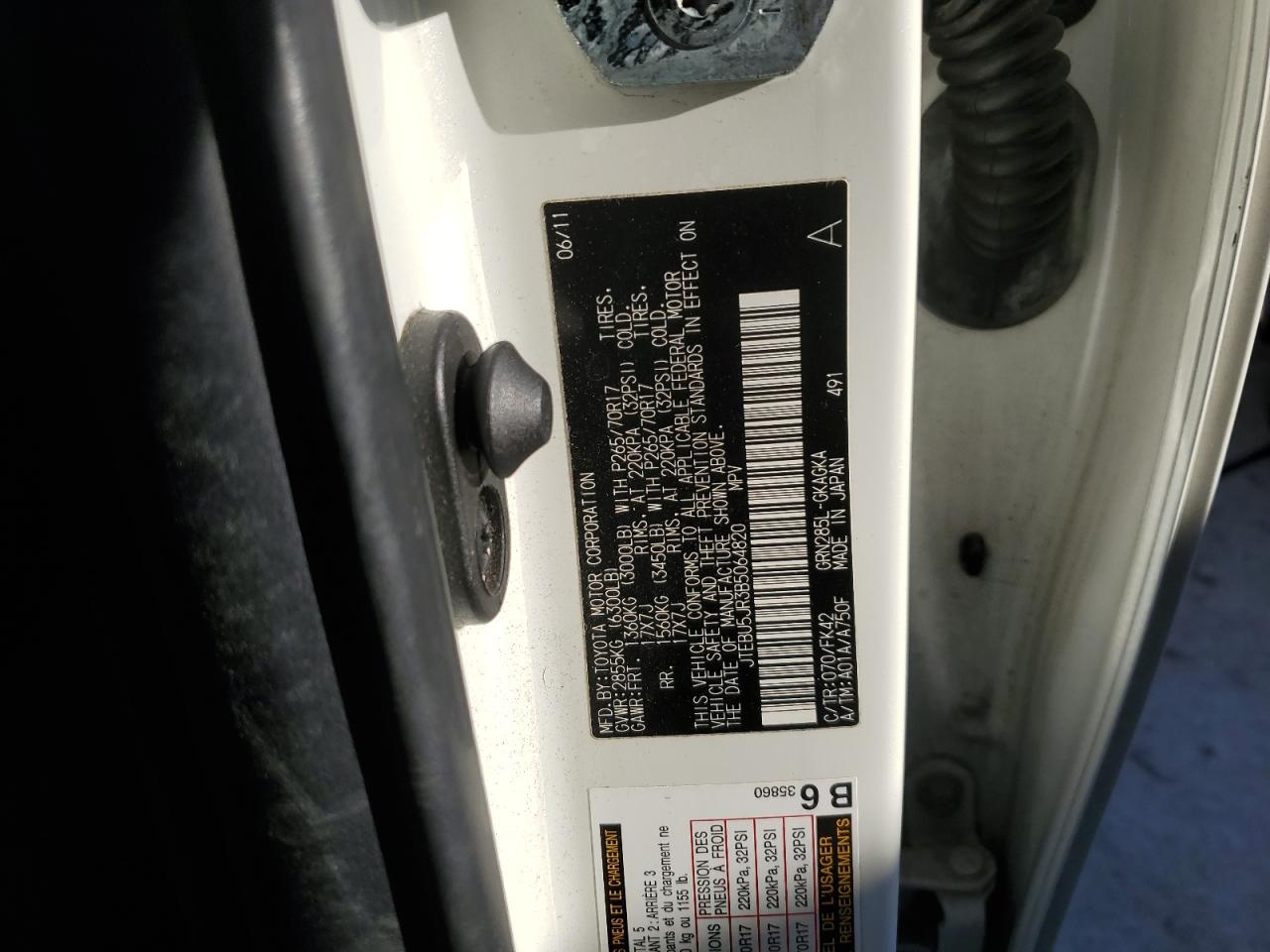 2011 TOYOTA 4Runner