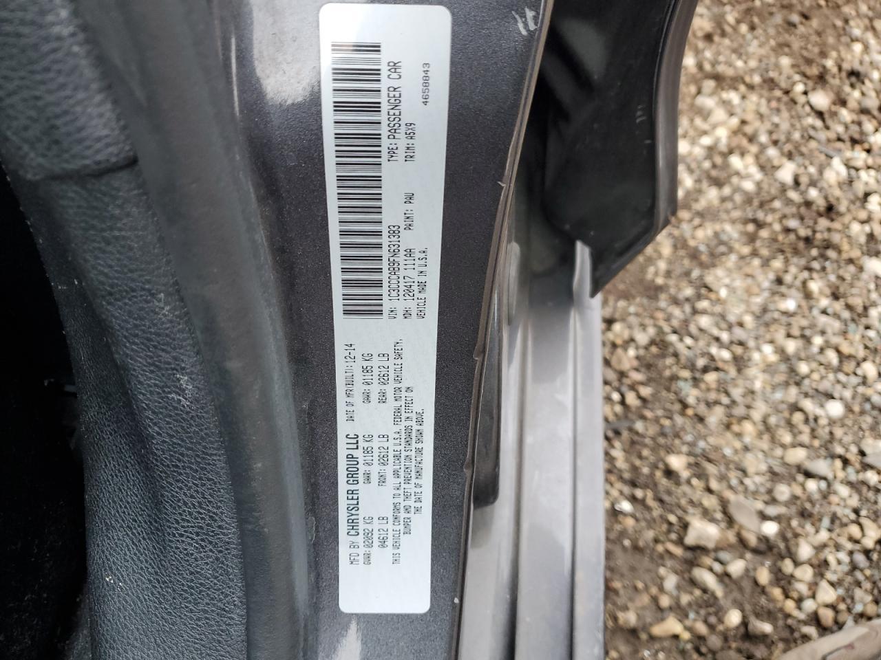 2015 CHRYSLER 200