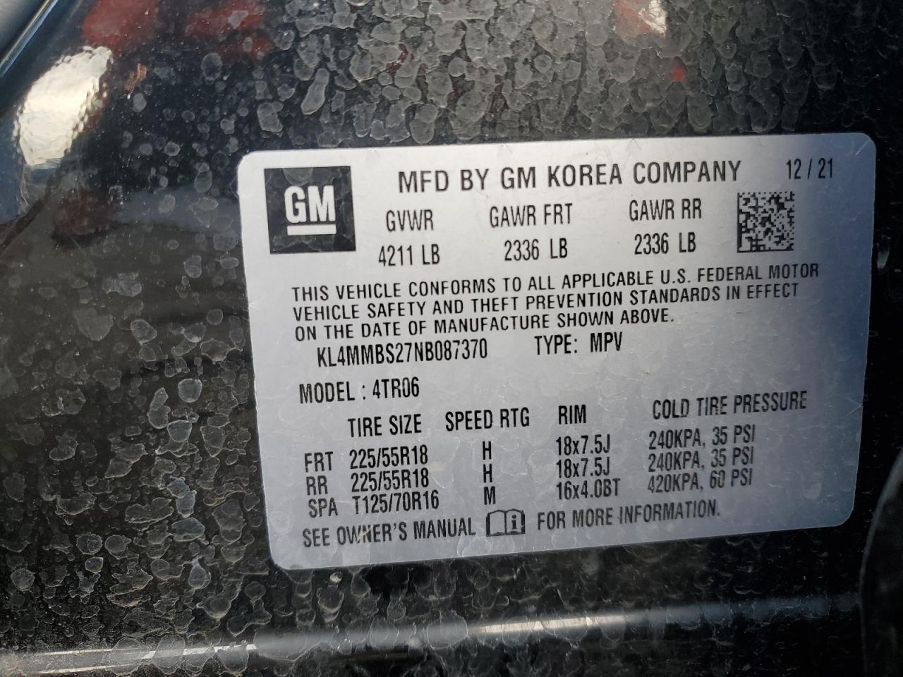 2022 BUICK Encore GX