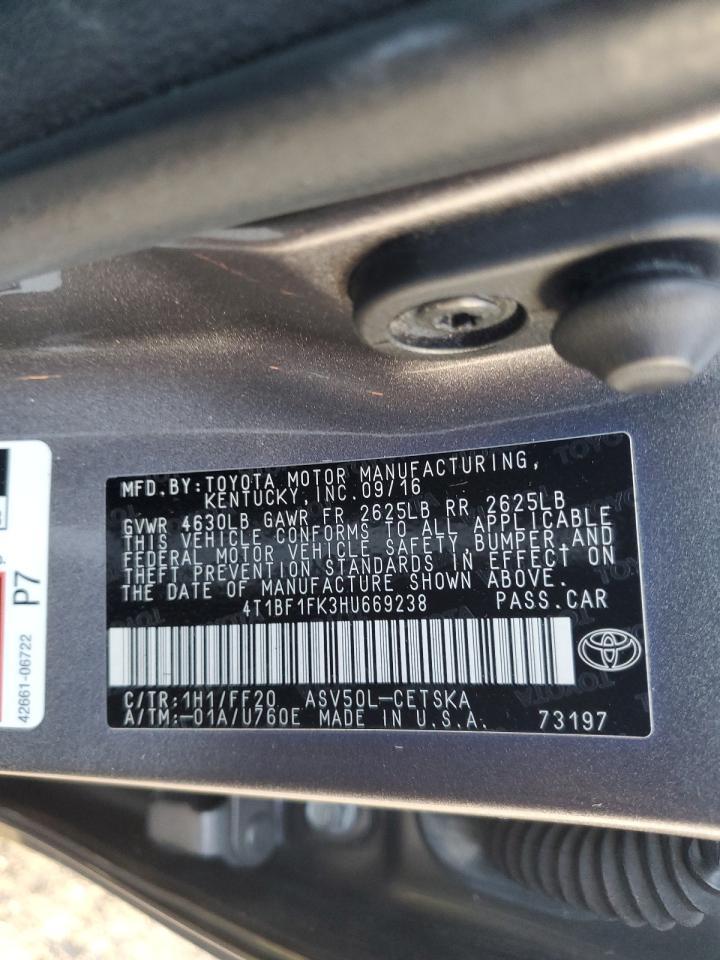 2017 TOYOTA CAMRY