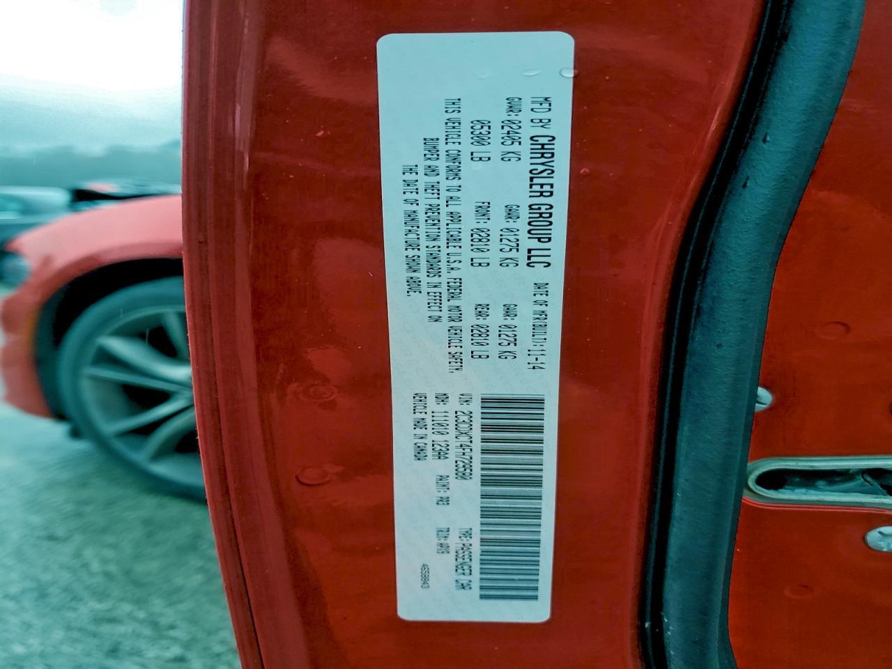 2015 DODGE CHARGER