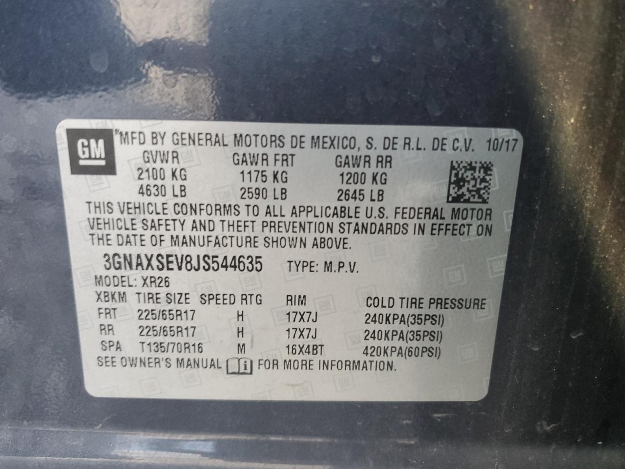2018 CHEVROLET EQUINOX