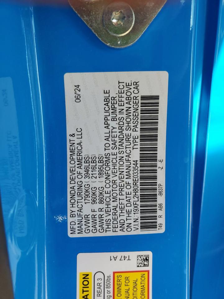 2024 HONDA CIVIC