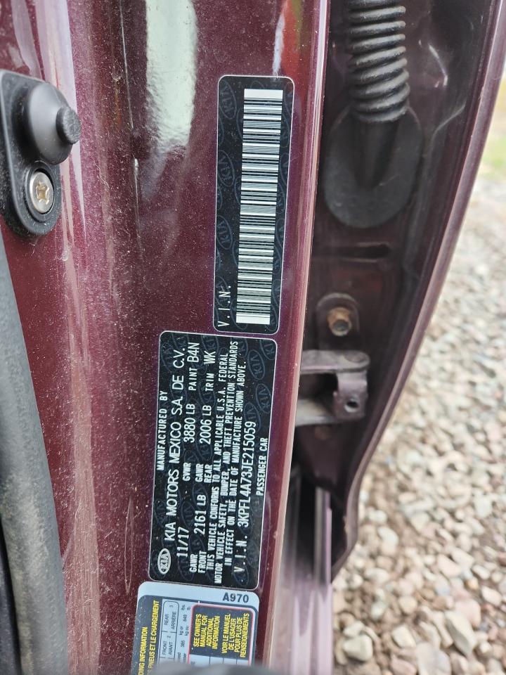 2018 KIA FORTE