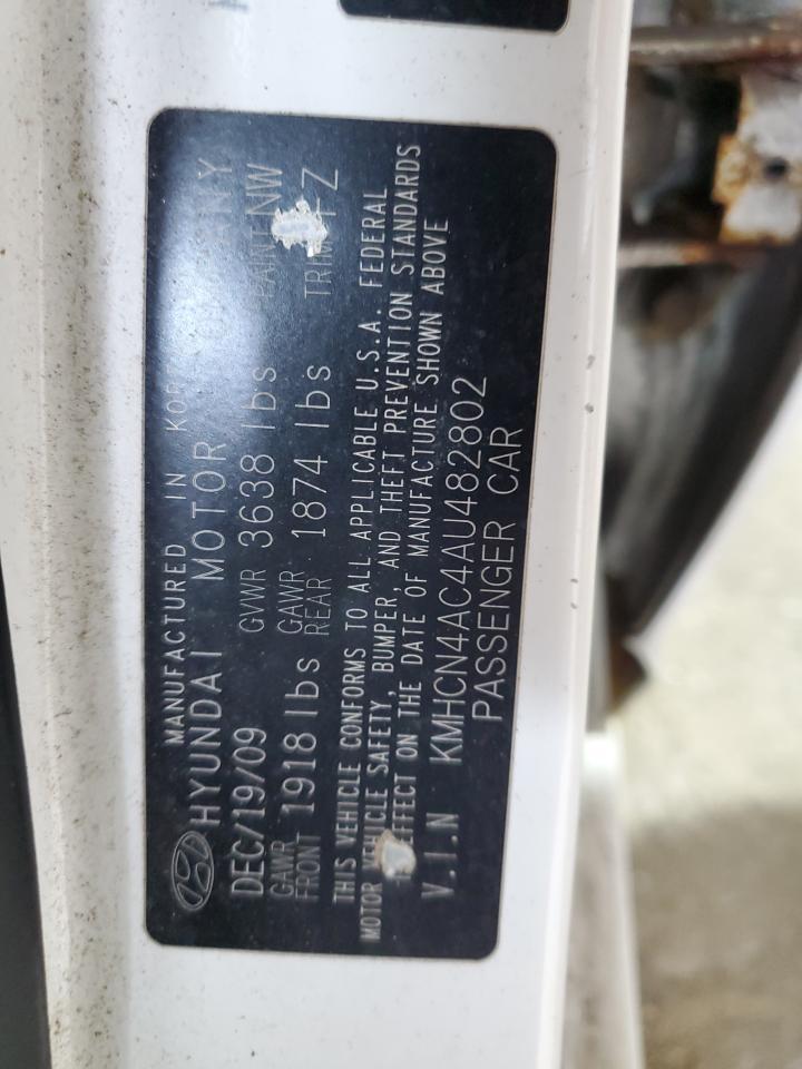 2010 HYUNDAI ACCENT