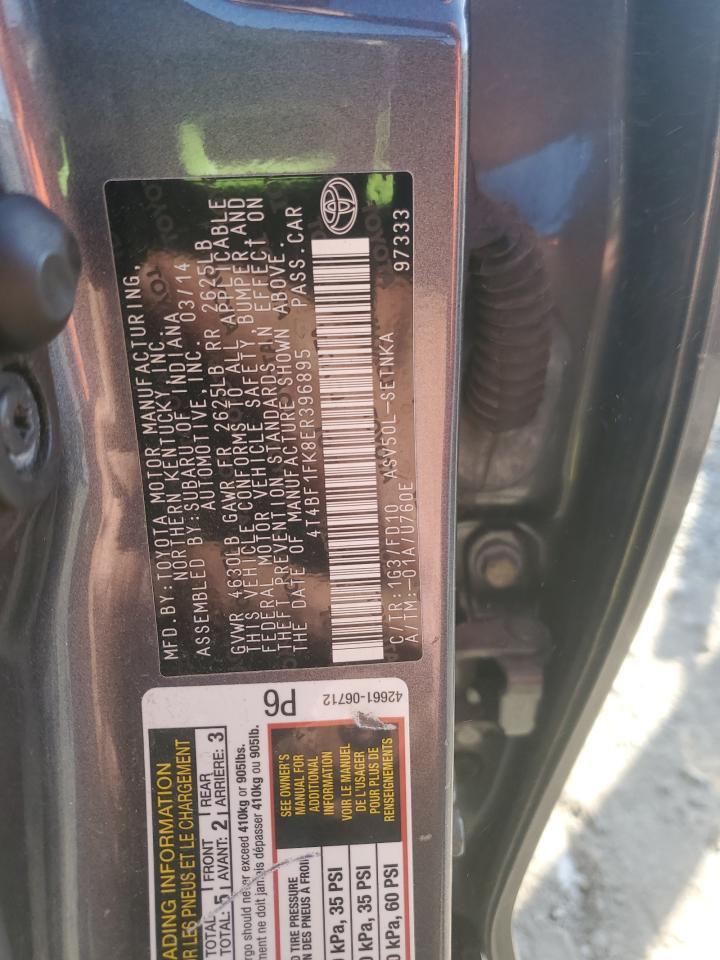 2014 TOYOTA CAMRY