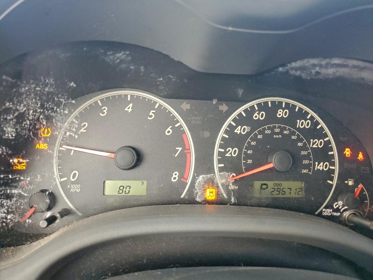 2010 TOYOTA COROLLA