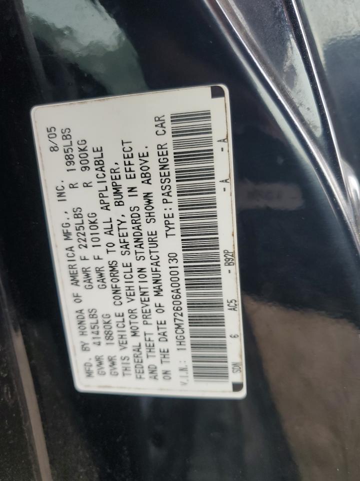 2006 HONDA ACCORD