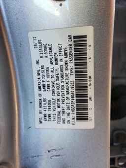 2013 HONDA ACCORD