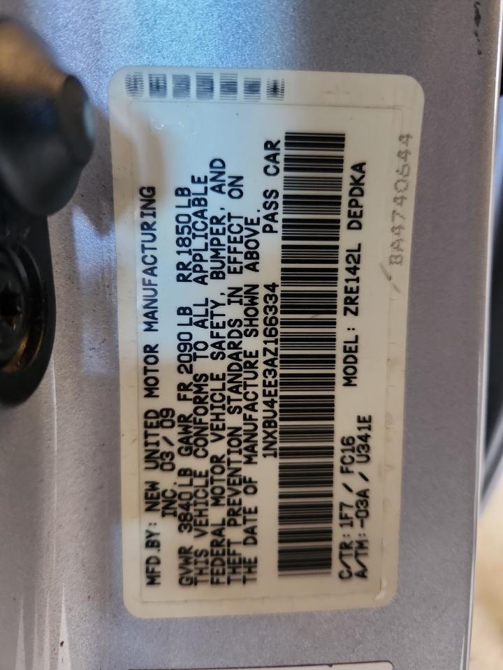 2010 TOYOTA COROLLA