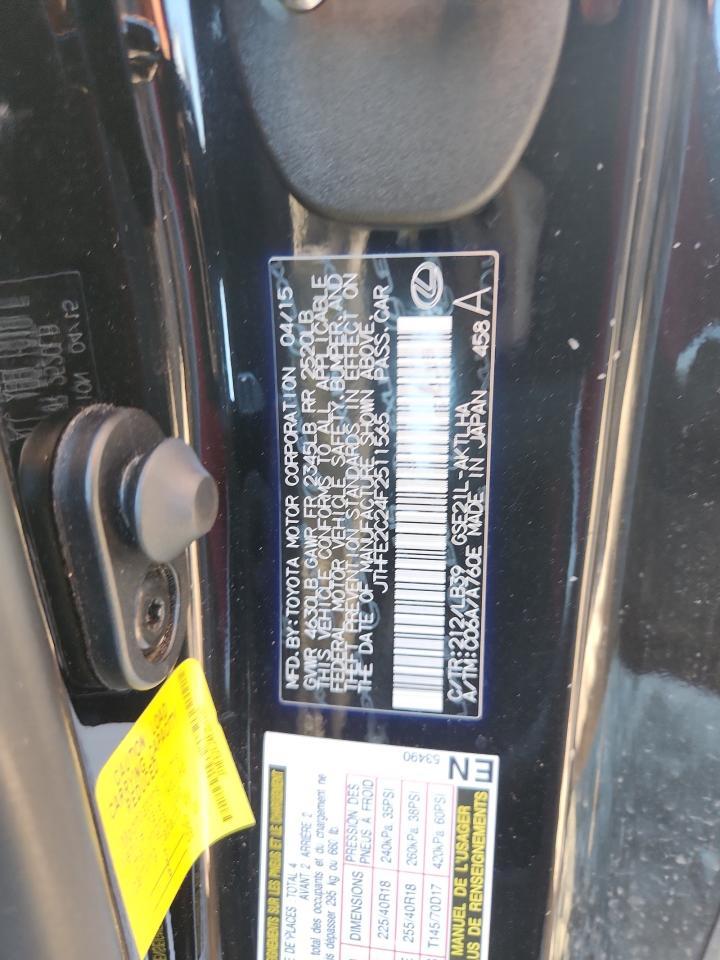 2015 LEXUS IS 350