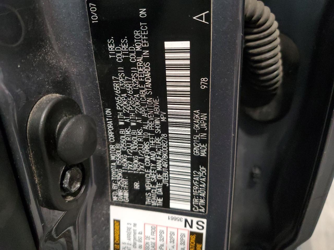 2008 TOYOTA 4Runner