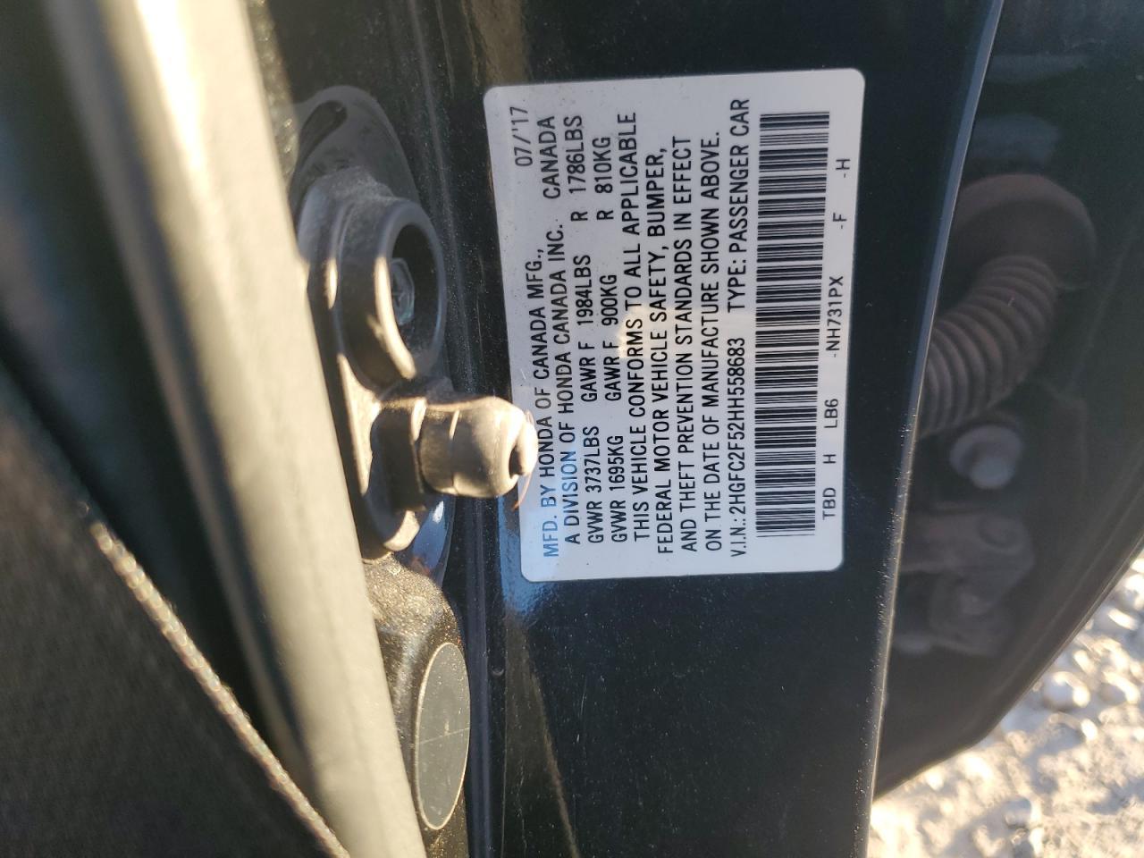2017 HONDA CIVIC
