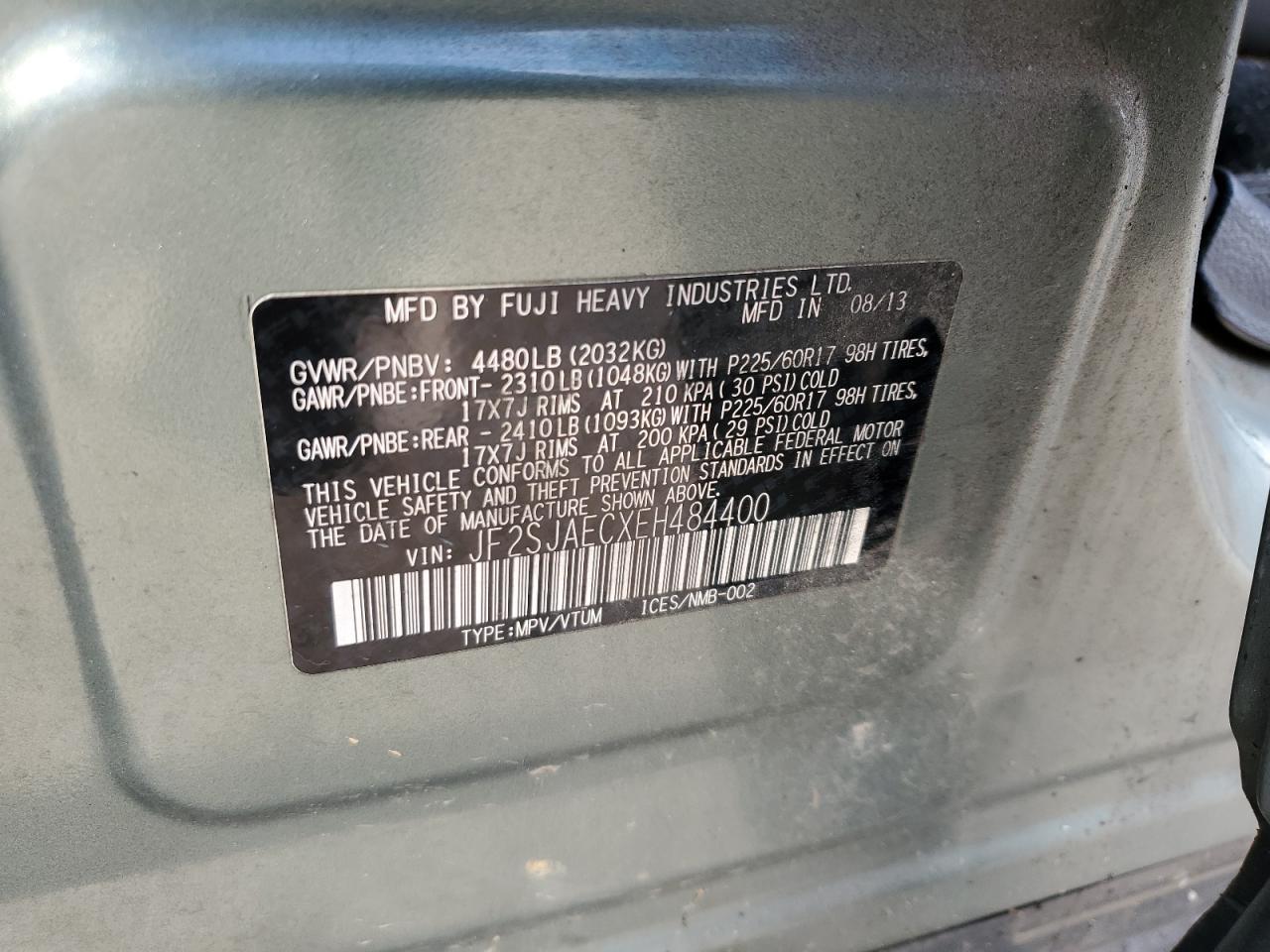 2014 SUBARU FORESTER