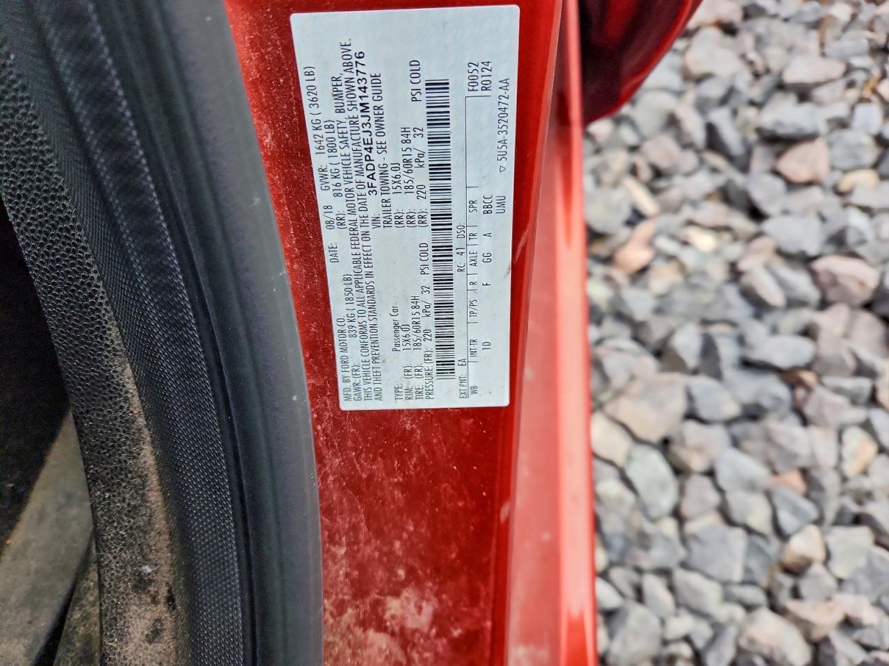 2018 FORD Fiesta