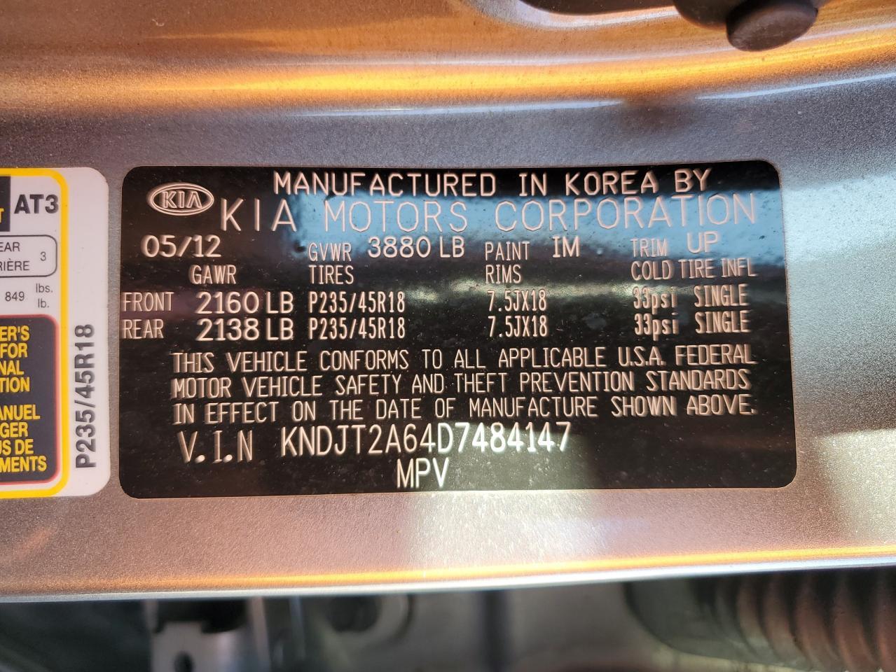 2013 KIA SOUL