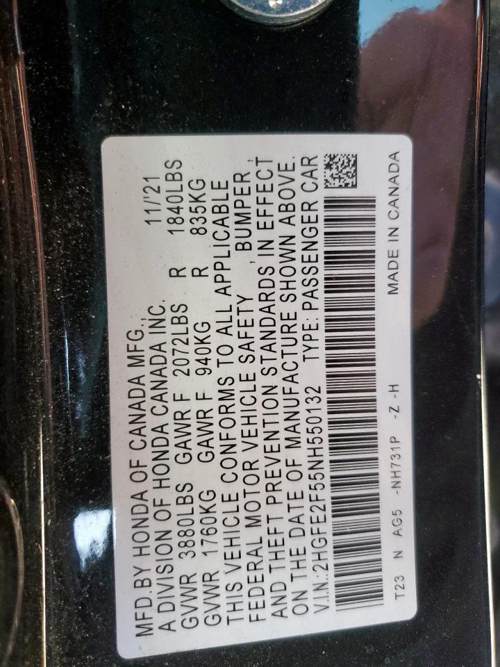 2022 HONDA CIVIC