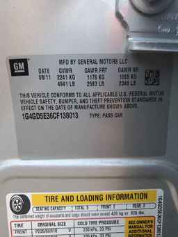 2012 BUICK LACROSSE