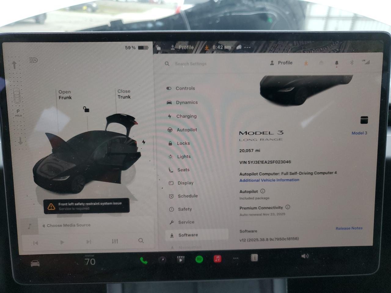 2025 TESLA MODEL 3