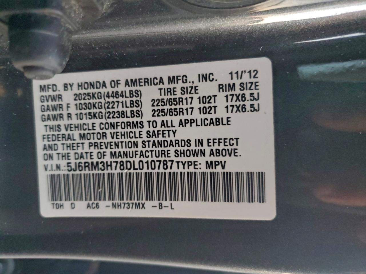 2013 HONDA CR-V